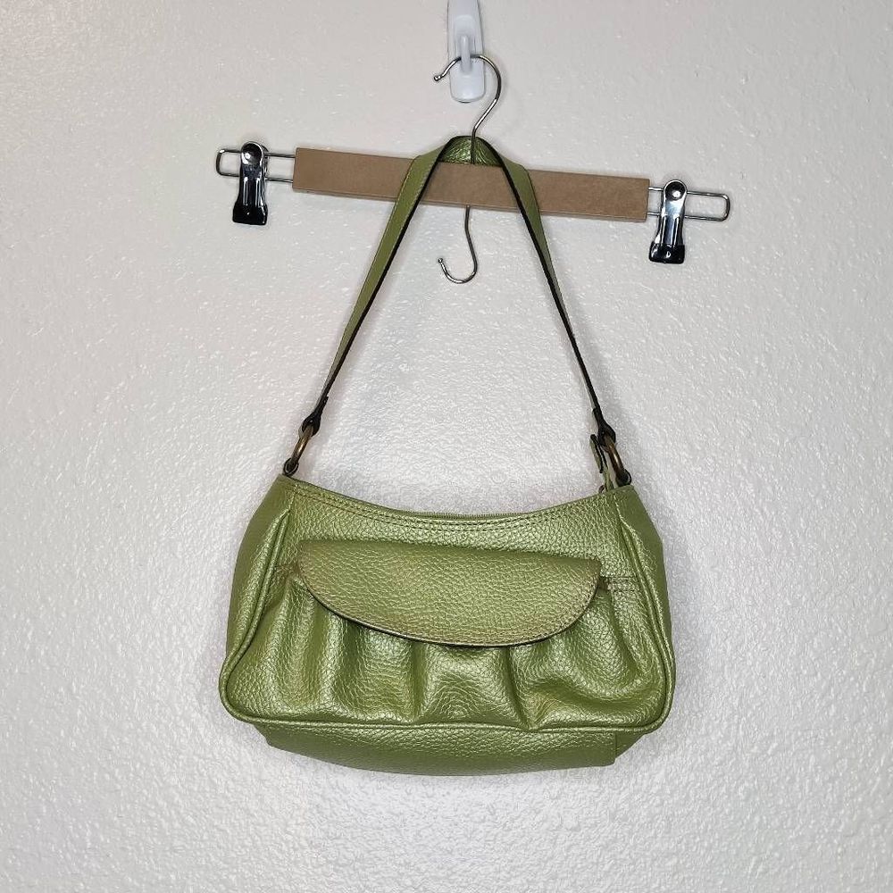 Kelly Green Shoulder Bag Single Strap Single Handle Medium Size Bag